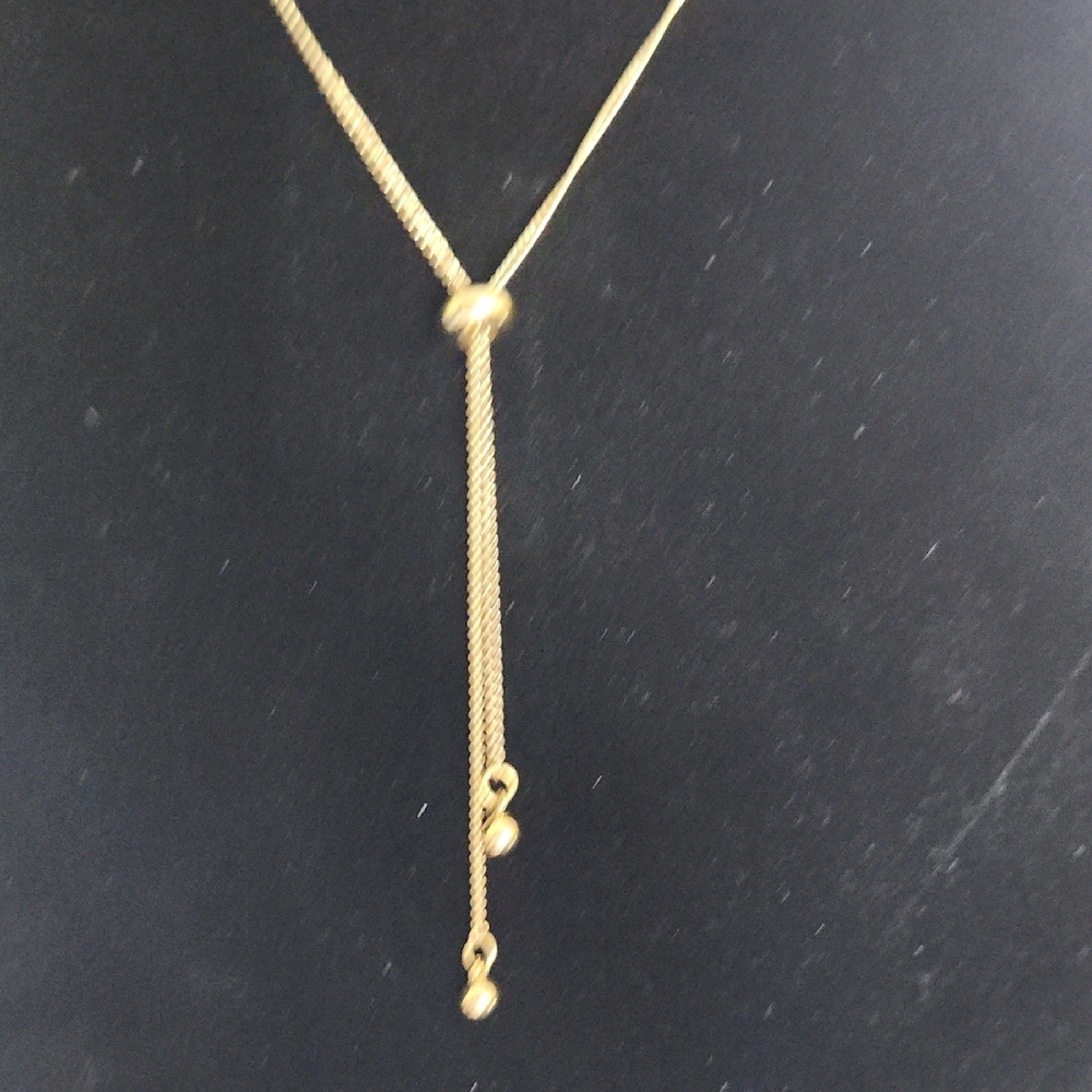 Gold-tone and Faux Pearl Necklace Lot - Picture 10 of 15